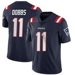 New England Patriots Men's Limited Navy Team Color Vapor Untouchable Jersey (11 Joshua Dobbs)