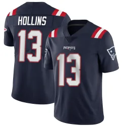 New England Patriots Men's Limited Navy Team Color Vapor Untouchable Jersey (13 Mack Hollins)