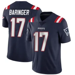 New England Patriots Men's Limited Navy Team Color Vapor Untouchable Jersey (17 Bryce Baringer)