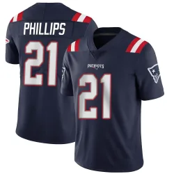 New England Patriots Men's Limited Navy Team Color Vapor Untouchable Jersey (21 Adrian Phillips)