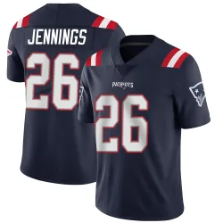 New England Patriots Men's Limited Navy Team Color Vapor Untouchable Jersey (26 Terrell Jennings)