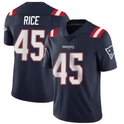 New England Patriots Men's Limited Navy Team Color Vapor Untouchable Jersey (45 Monty Rice)