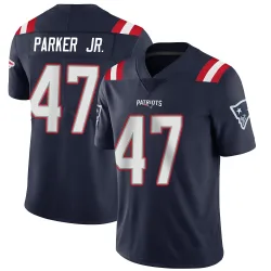 New England Patriots Men's Limited Navy Team Color Vapor Untouchable Jersey (47 Andrew Parker Jr.)