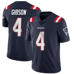 New England Patriots Men's Limited Navy Team Color Vapor Untouchable Jersey (4 Antonio Gibson)