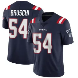 New England Patriots Men's Limited Navy Team Color Vapor Untouchable Jersey (54 Tedy Bruschi)