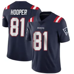 New England Patriots Men's Limited Navy Team Color Vapor Untouchable Jersey (81 Austin Hooper)
