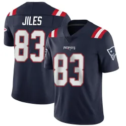 New England Patriots Men's Limited Navy Team Color Vapor Untouchable Jersey (83 John Jiles)