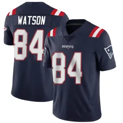 New England Patriots Men's Limited Navy Team Color Vapor Untouchable Jersey (84 Benjamin Watson)