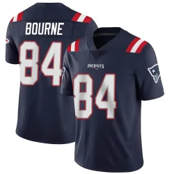 New England Patriots Men's Limited Navy Team Color Vapor Untouchable Jersey (84 Kendrick Bourne)
