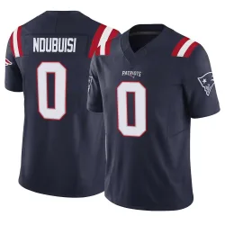 New England Patriots Men's Limited Navy Vapor F.U.S.E. Jersey (0 Haggai Ndubuisi)