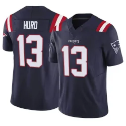 New England Patriots Men's Limited Navy Vapor F.U.S.E. Jersey (13 Jalen Hurd)