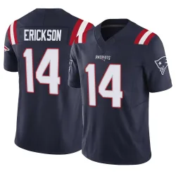 New England Patriots Men's Limited Navy Vapor F.U.S.E. Jersey (14 Alex Erickson)