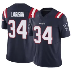 New England Patriots Men's Limited Navy Vapor F.U.S.E. Jersey (34 Lan Larison)