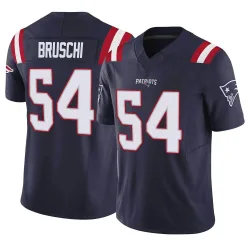 New England Patriots Men's Limited Navy Vapor F.U.S.E. Jersey (54 Tedy Bruschi)
