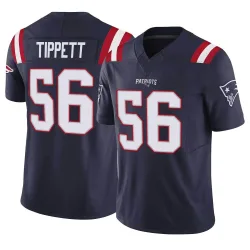 New England Patriots Men's Limited Navy Vapor F.U.S.E. Jersey (56 Andre Tippett)