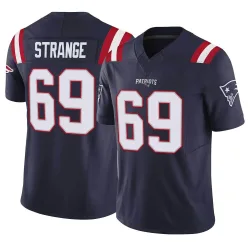 New England Patriots Men's Limited Navy Vapor F.U.S.E. Jersey (69 Cole Strange)