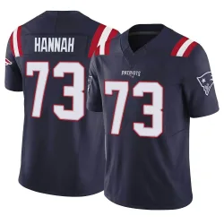 New England Patriots Men's Limited Navy Vapor F.U.S.E. Jersey (73 John Hannah)