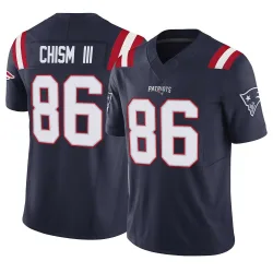 New England Patriots Men's Limited Navy Vapor F.U.S.E. Jersey (86 Efton Chism III)