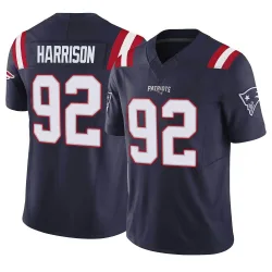 New England Patriots Men's Limited Navy Vapor F.U.S.E. Jersey (92 James Harrison)
