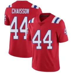 New England Patriots Men's Limited Red Vapor Untouchable Alternate Jersey (44 K'Lavon Chaisson)