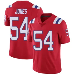 New England Patriots Men's Limited Red Vapor Untouchable Alternate Jersey (54 Truman Jones)