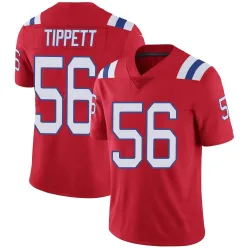 New England Patriots Men's Limited Red Vapor Untouchable Alternate Jersey (56 Andre Tippett)