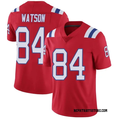 New England Patriots Men's Limited Red Vapor Untouchable Alternate Jersey (84 Benjamin Watson)