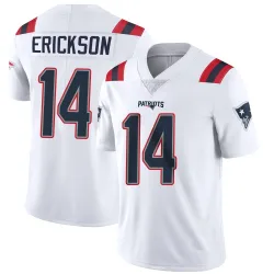 New England Patriots Men's Limited White Vapor Untouchable Jersey (14 Alex Erickson)