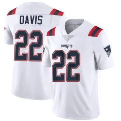 New England Patriots Men's Limited White Vapor Untouchable Jersey (22 Cody Davis)