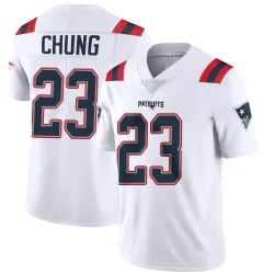 New England Patriots Men's Limited White Vapor Untouchable Jersey (23 Patrick Chung)