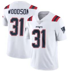New England Patriots Men's Limited White Vapor Untouchable Jersey (31 Craig Woodson)
