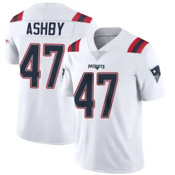 New England Patriots Men's Limited White Vapor Untouchable Jersey (47 Julian Ashby)