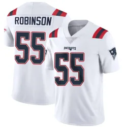 New England Patriots Men's Limited White Vapor Untouchable Jersey (55 Tyrese Robinson)