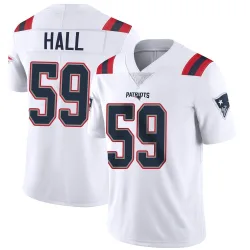 New England Patriots Men's Limited White Vapor Untouchable Jersey (59 Terez Hall)