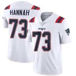 New England Patriots Men's Limited White Vapor Untouchable Jersey (73 John Hannah)