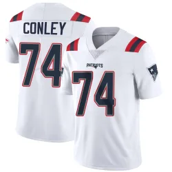 New England Patriots Men's Limited White Vapor Untouchable Jersey (74 Jack Conley)