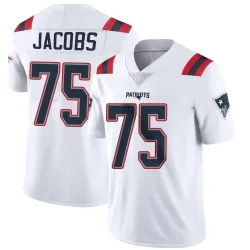 New England Patriots Men's Limited White Vapor Untouchable Jersey (75 Demontrey Jacobs)