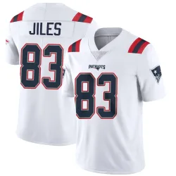 New England Patriots Men's Limited White Vapor Untouchable Jersey (83 John Jiles)