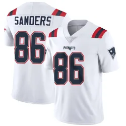 New England Patriots Men's Limited White Vapor Untouchable Jersey (86 Braylon Sanders)