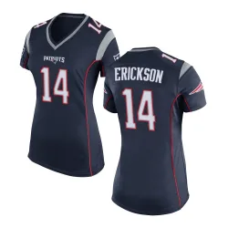 New England Patriots Women's Game Navy Blue Team Color Jersey (14 Alex Erickson)