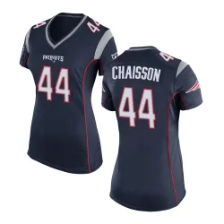 New England Patriots Women's Game Navy Blue Team Color Jersey (44 K'Lavon Chaisson)