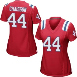 New England Patriots Women's Game Red Alternate Jersey (44 K'Lavon Chaisson)
