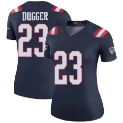 New England Patriots Women's Legend Navy Color Rush Jersey (23 Kyle Dugger)