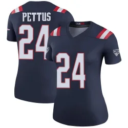 New England Patriots Women's Legend Navy Color Rush Jersey (24 Dell Pettus)