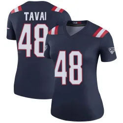 New England Patriots Women's Legend Navy Color Rush Jersey (48 Jahlani Tavai)