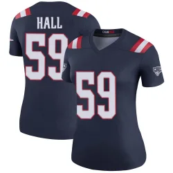 New England Patriots Women's Legend Navy Color Rush Jersey (59 Terez Hall)
