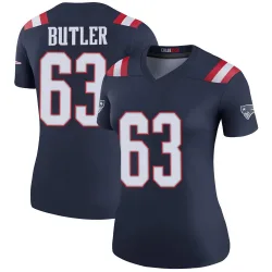 New England Patriots Women's Legend Navy Color Rush Jersey (63 Mehki Butler)