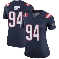 New England Patriots Women's Legend Navy Color Rush Jersey (94 Jaquelin Roy)