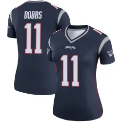 New England Patriots Women's Legend Navy Jersey (11 Joshua Dobbs)