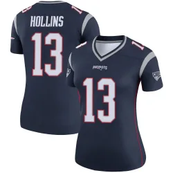 New England Patriots Women's Legend Navy Jersey (13 Mack Hollins)